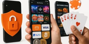 Ứng dụng casino mobile với bảo mật, thẻ bài và trò chơi trên điện thoại
